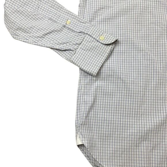 J. Crew Shirt Mens Medium Blue Checked Cotton Long Sleeve Button Down‎ - Picture 7 of 11